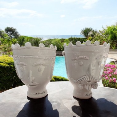 White Paladin's Head de simone pottery White Paladin's Head de simone pottery